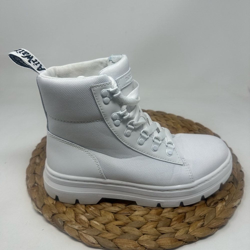 Dr. Martens Combs Platform Boot White Size 8 Women's